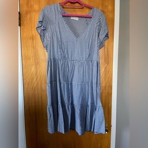 Urban Outfitters Blue Gingham Dress